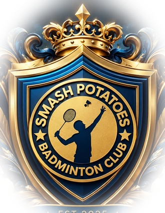 Smash Potatoes Badminton Club crest